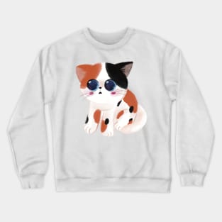 Gugu the shy cat Crewneck Sweatshirt